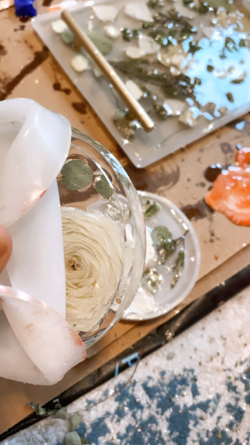 DIY All-In-One Floral Resin Coaster Craft Kit